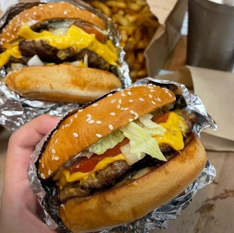 Five Guys Cheeseburger