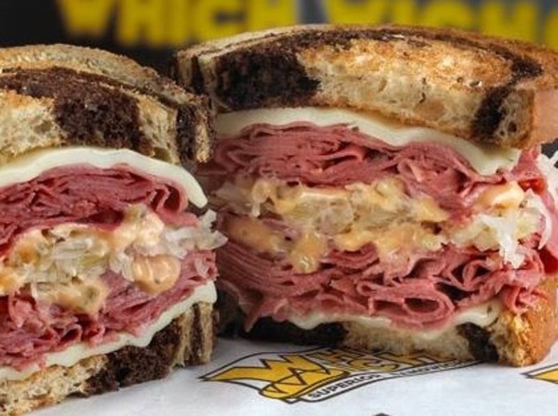 Which Wich Corned Beef Reuben