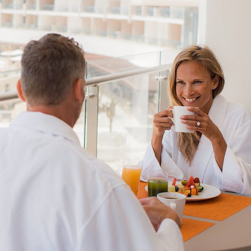 Room Service Breakfast on the Balcony