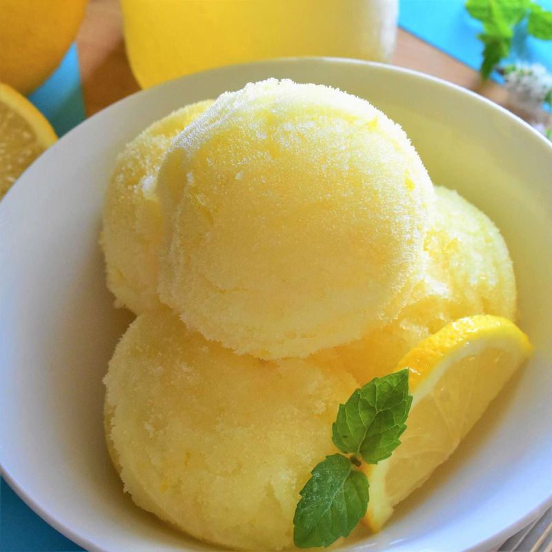 Dairy-Free: Lemon Sorbet