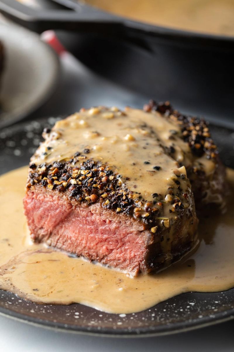 Steak Au Poivre (Peppercorn Steak)