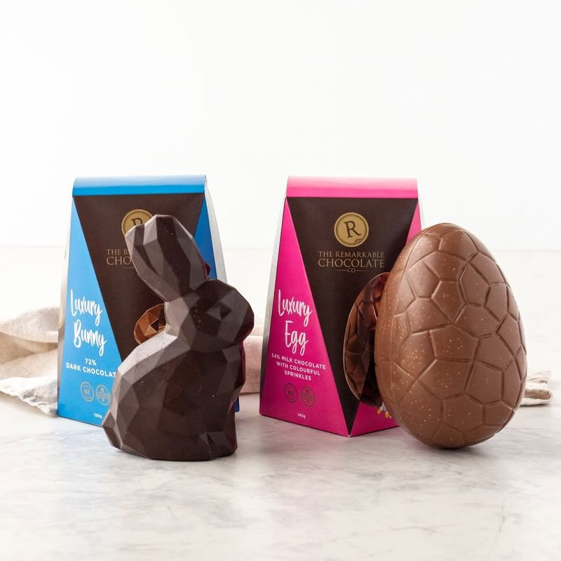 Chocolate Bunnies & Candy Eggs