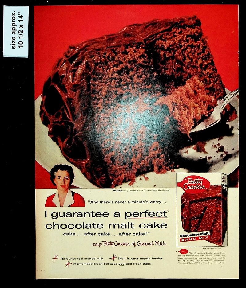 Betty Crocker Chocolate Malt Cake