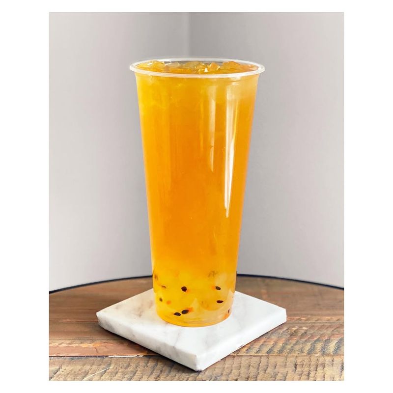 Passionfruit Tea with Crystal Boba