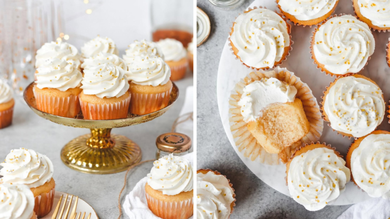 Easy Champagne Cupcakes That Taste Like a Celebration