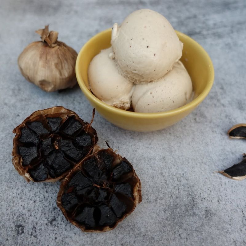 Black Garlic Ice Cream