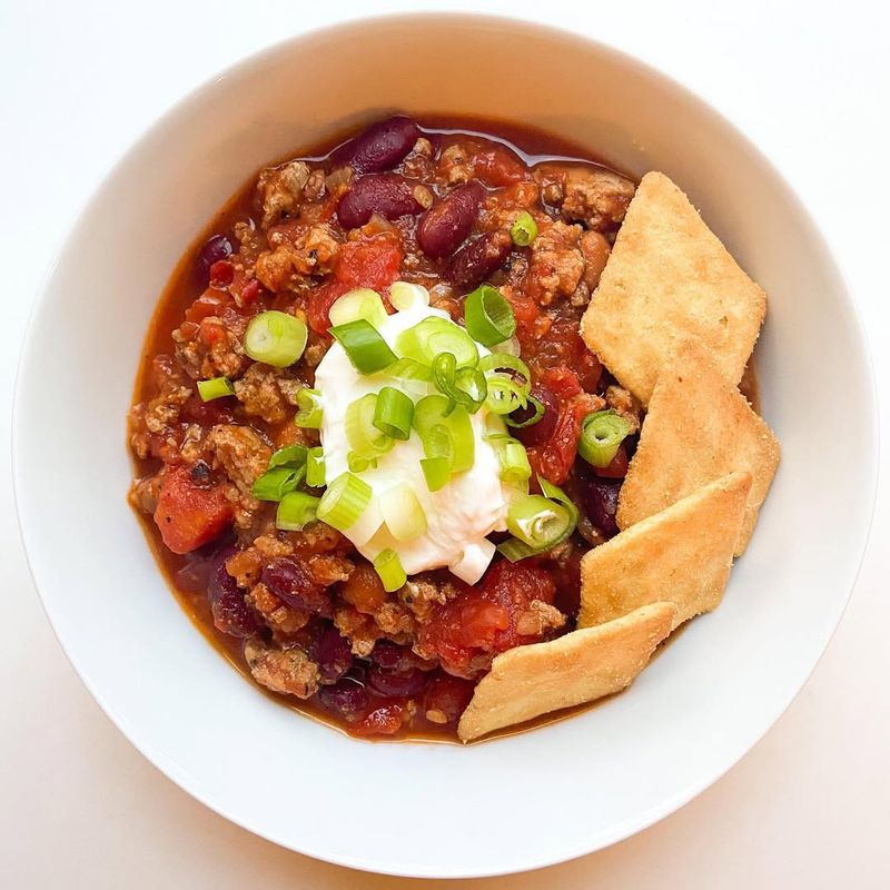 Microwave Turkey Chili