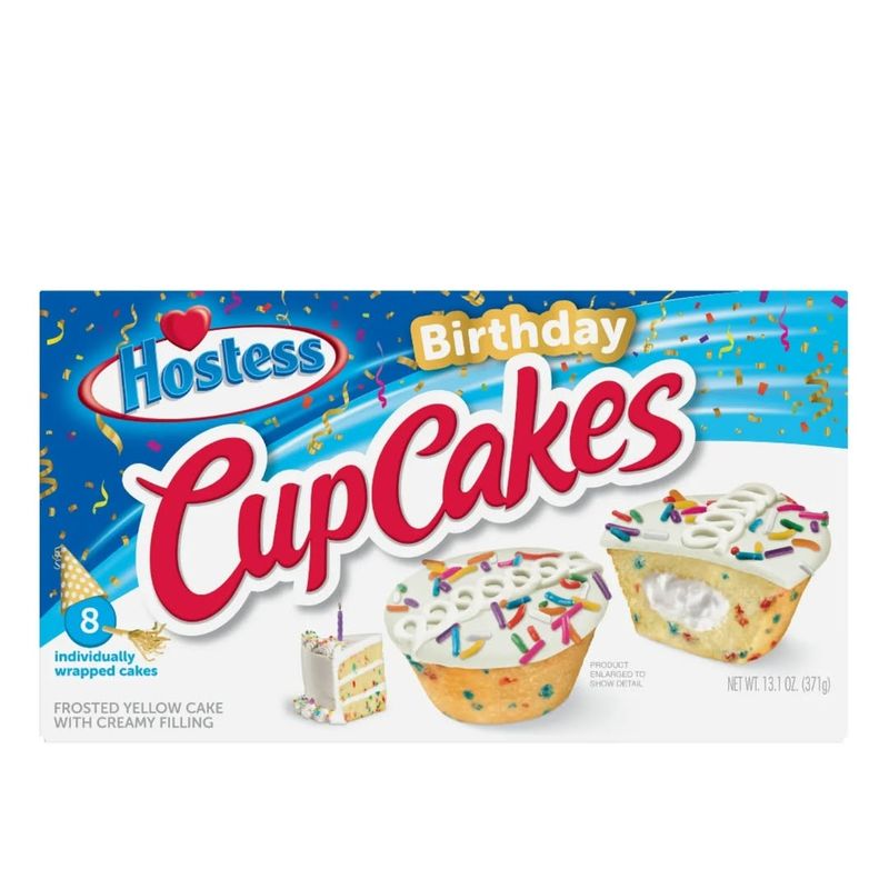 Hostess Birthday Cake Cupcakes