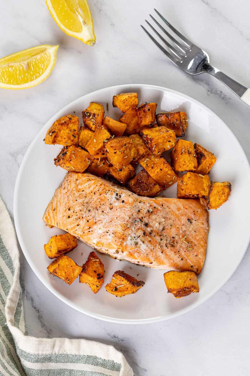 FUEL: Salmon with Sweet Potato