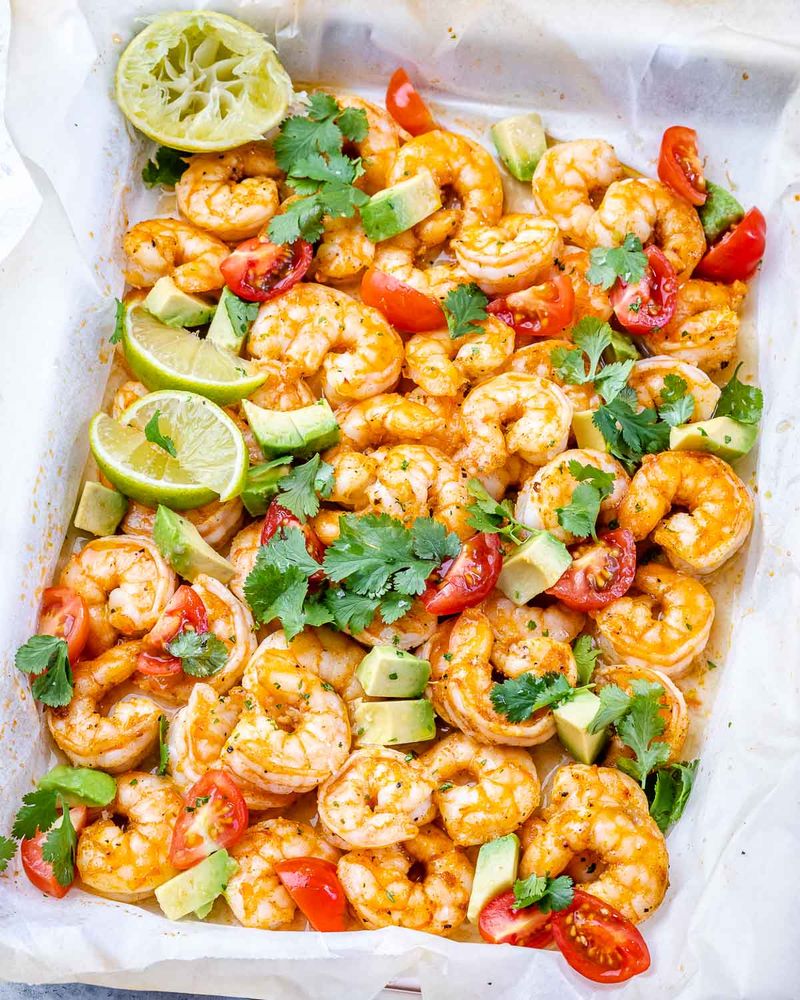 Sheet-Pan Chipotle-Lime Shrimp Bake