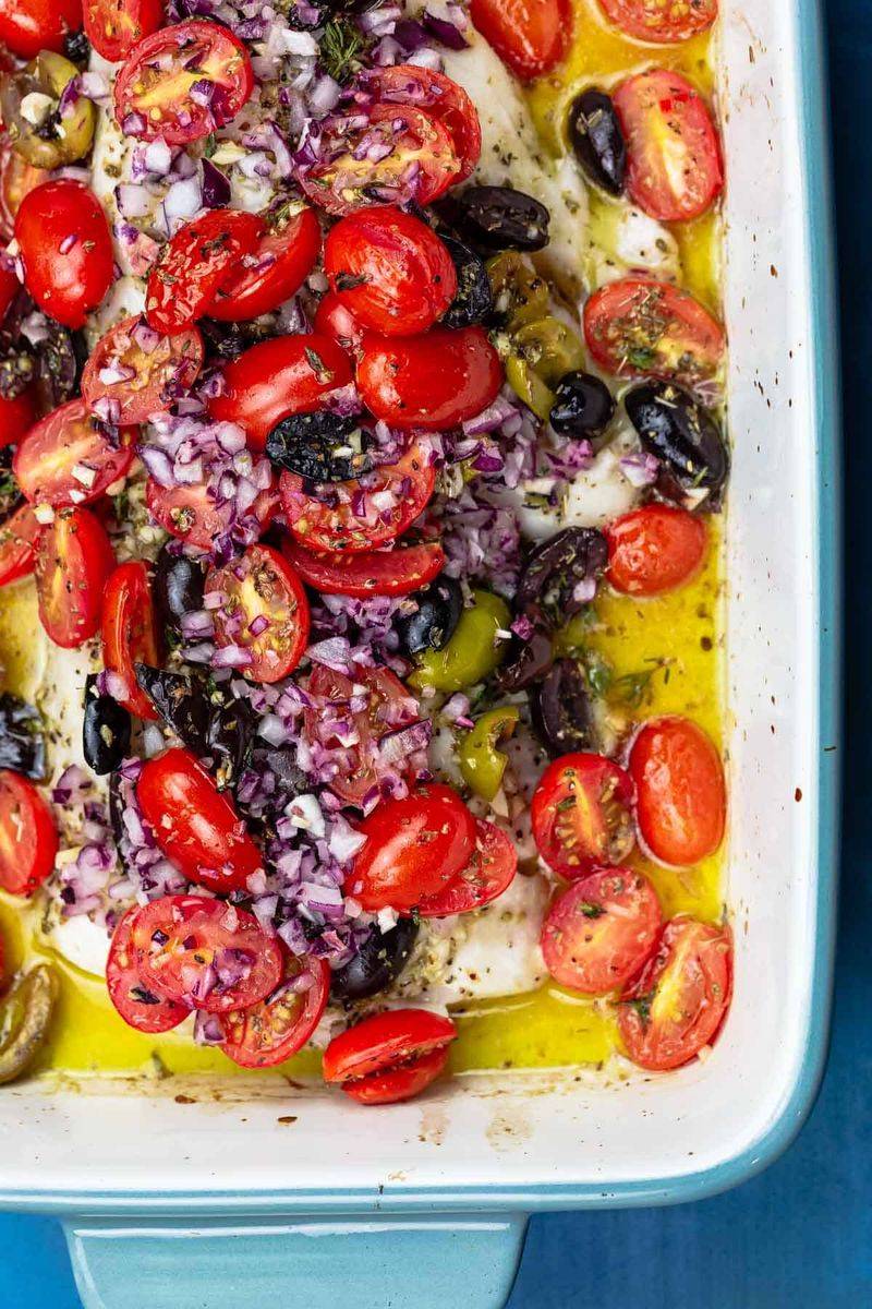 Mediterranean Baked Fish