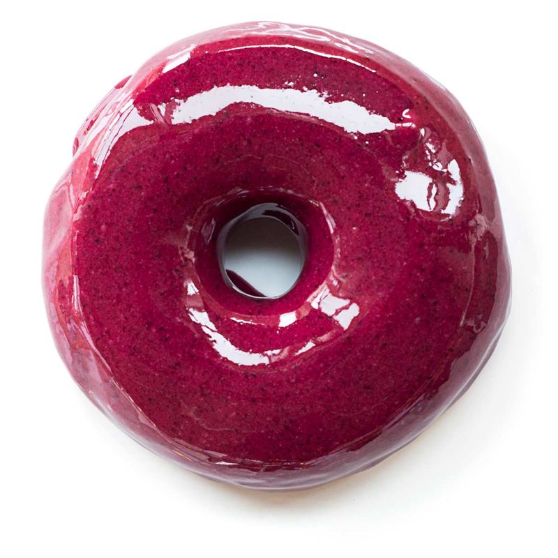 Blueberry Bourbon Basil Donut