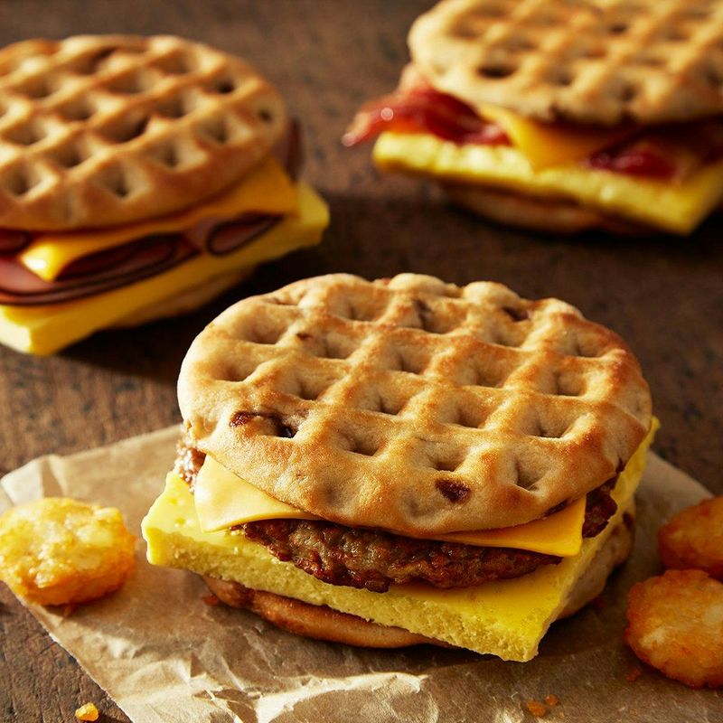 Maple Waffle Sandwiches