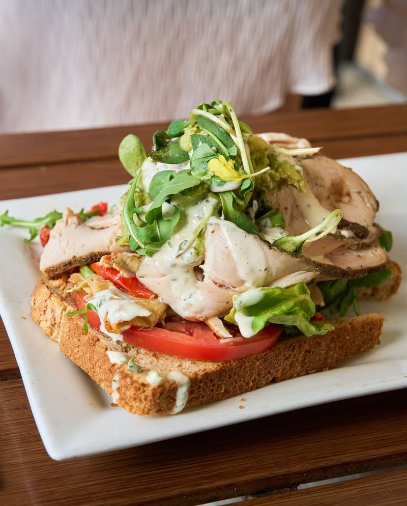 Open-Faced Turkey & Avocado Sandwich