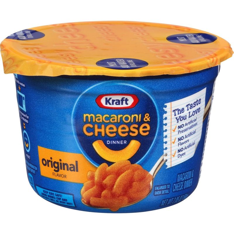 Microwaveable Mac & Cheese Cups