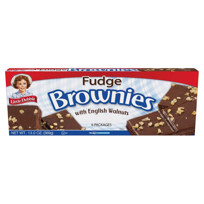 Fudge Brownies with English Walnuts