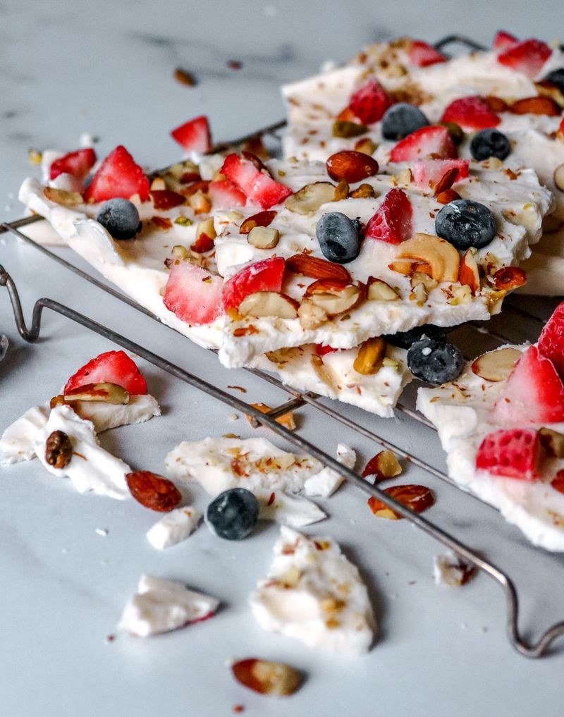 GUILT-FREE: Frozen Yogurt Bark