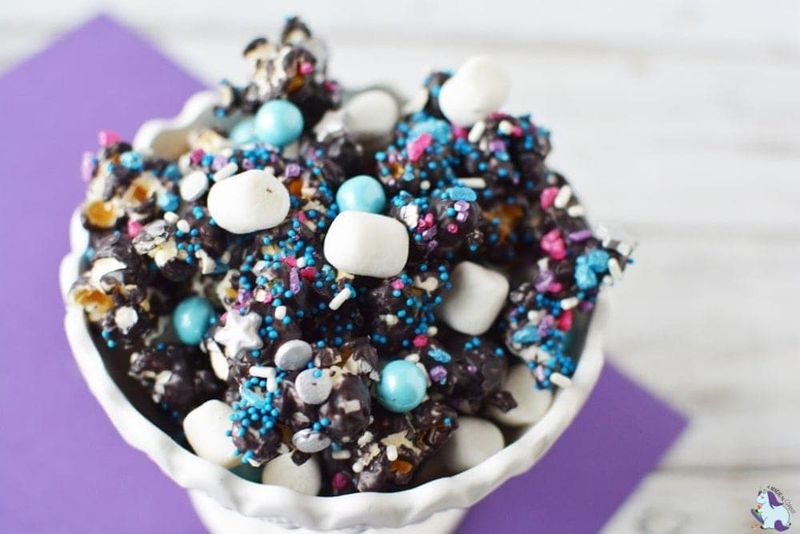 Galaxy Popcorn Balls