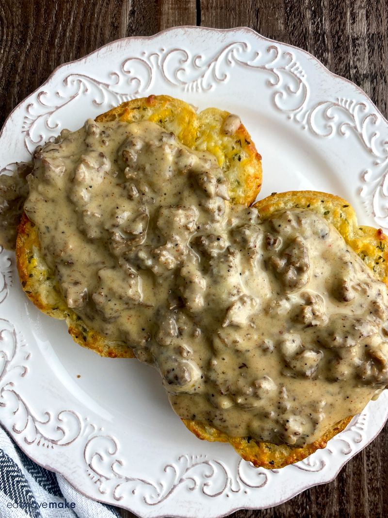 Creamed Chipped Beef on Toast