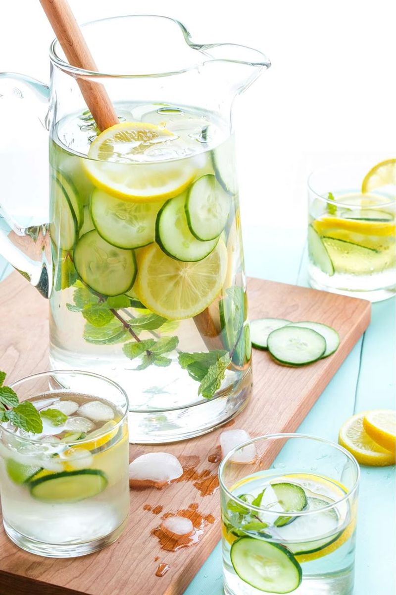 Cucumber Mint Water