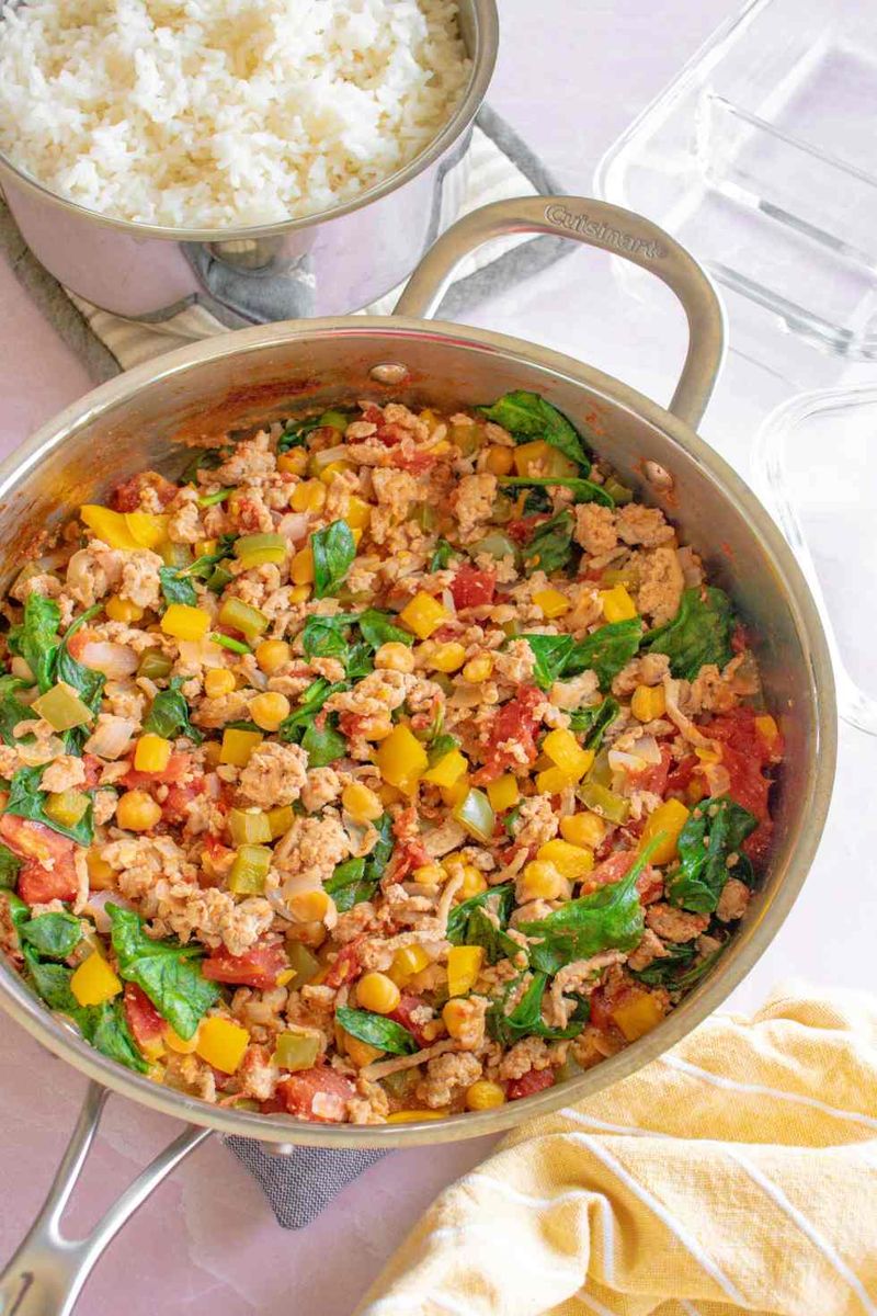 Spicy Turkey Meal Prep Bowls