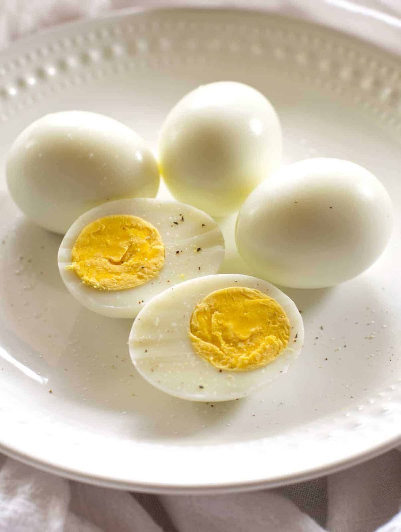 Hard-boiled eggs