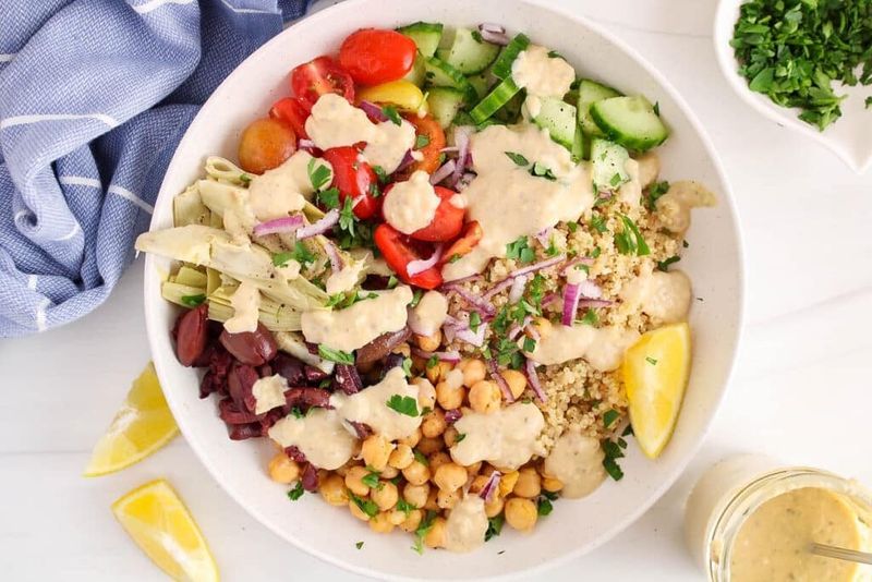 Quinoa Chickpea Power Bowl