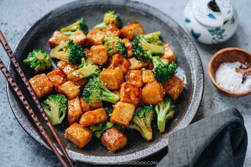 Plain Tofu Stir-fry