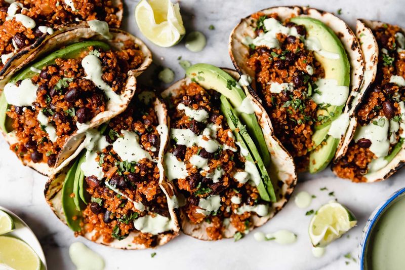 Quinoa and Black Bean Tacos