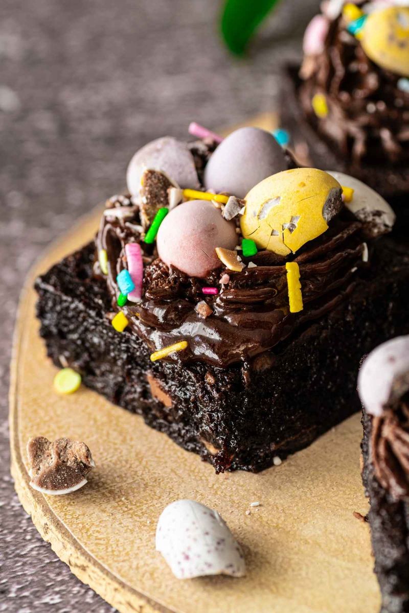 Chocolate Easter Egg Brownies