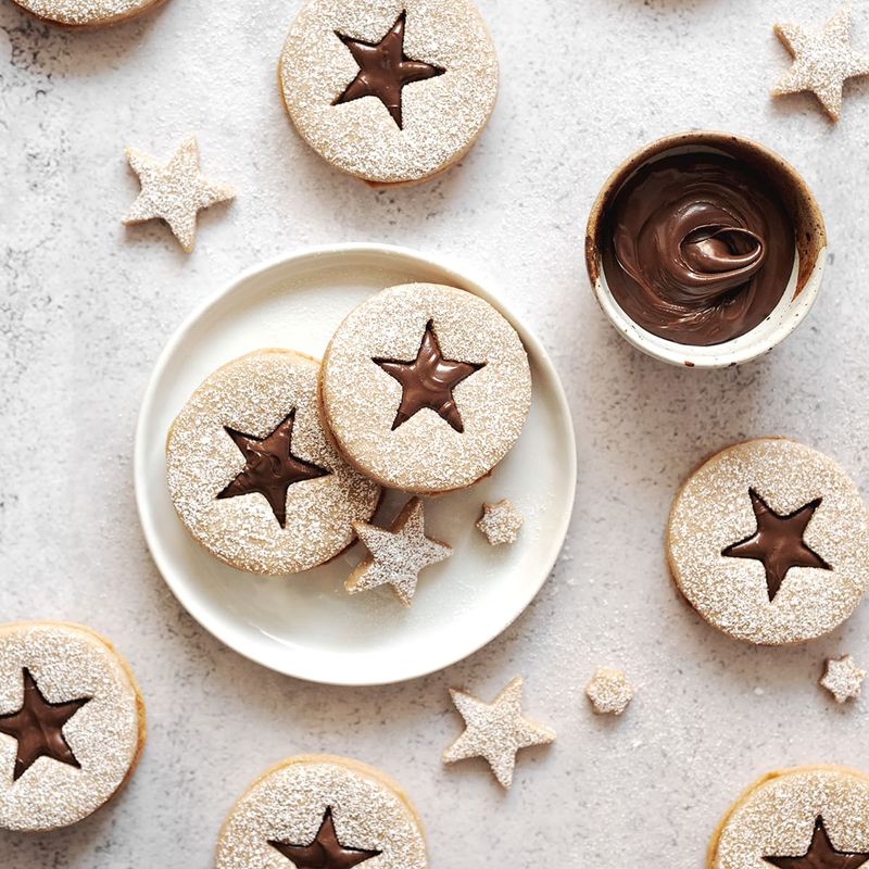 Hazelnut Linzer Cookies