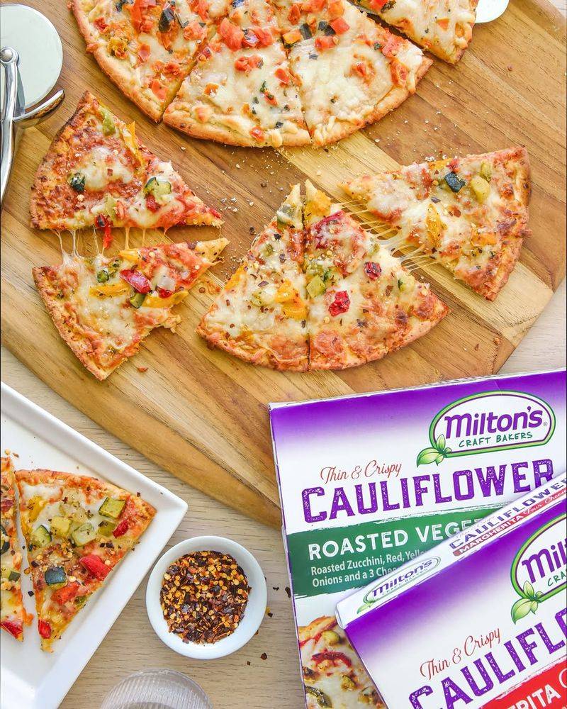 Milton's Craft Bakers Margherita Cauliflower Crust Pizza