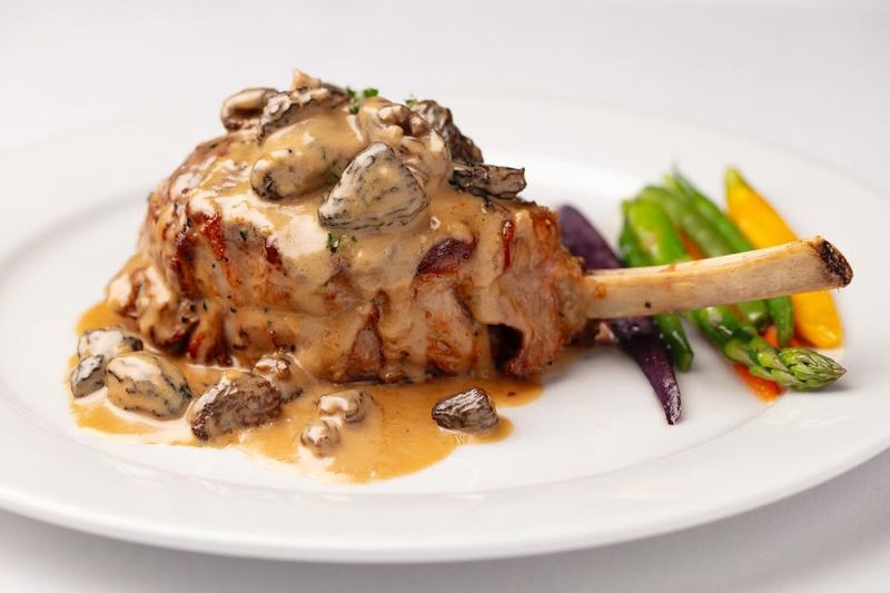 Roasted Bone-In Veal Chop or Pork Chop