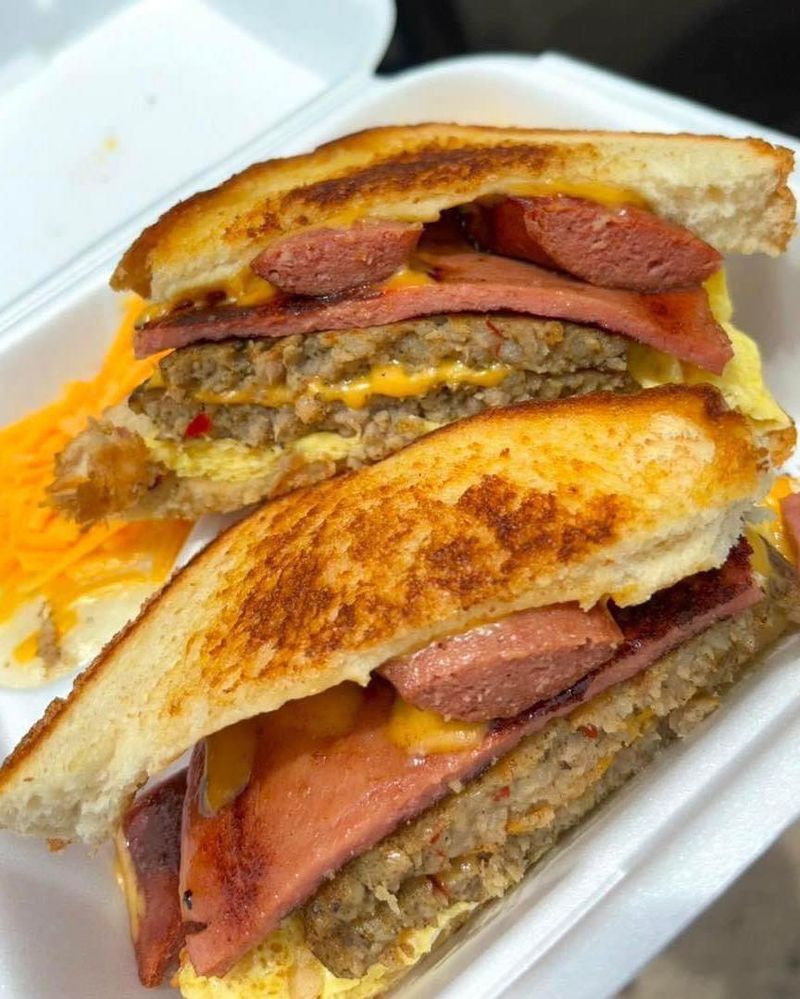 Jack in the Box Loaded Breakfast Sandwich