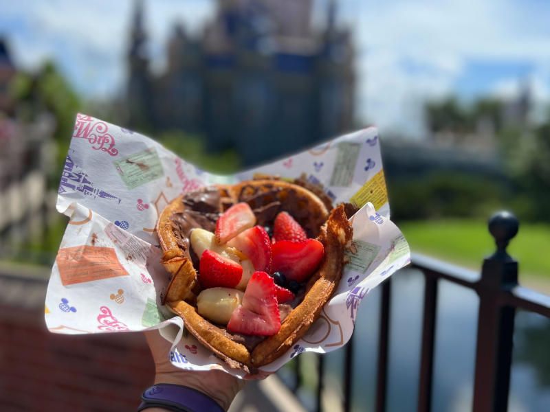 Nutella Waffle at Magic Kingdom
