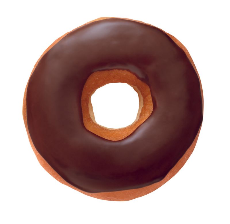 Chocolate Frosted With Sprinkles