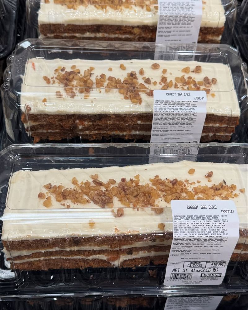 Kirkland Signature Carrot Bar Cake