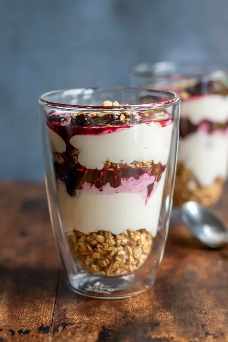 Cottage Cheese & Berry Parfait