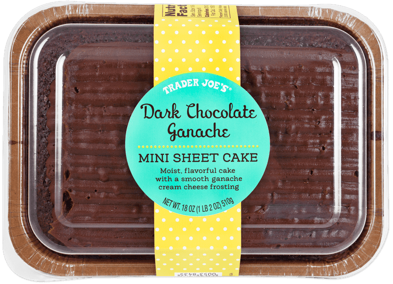 Dark Chocolate Ganache Mini Sheet Cake