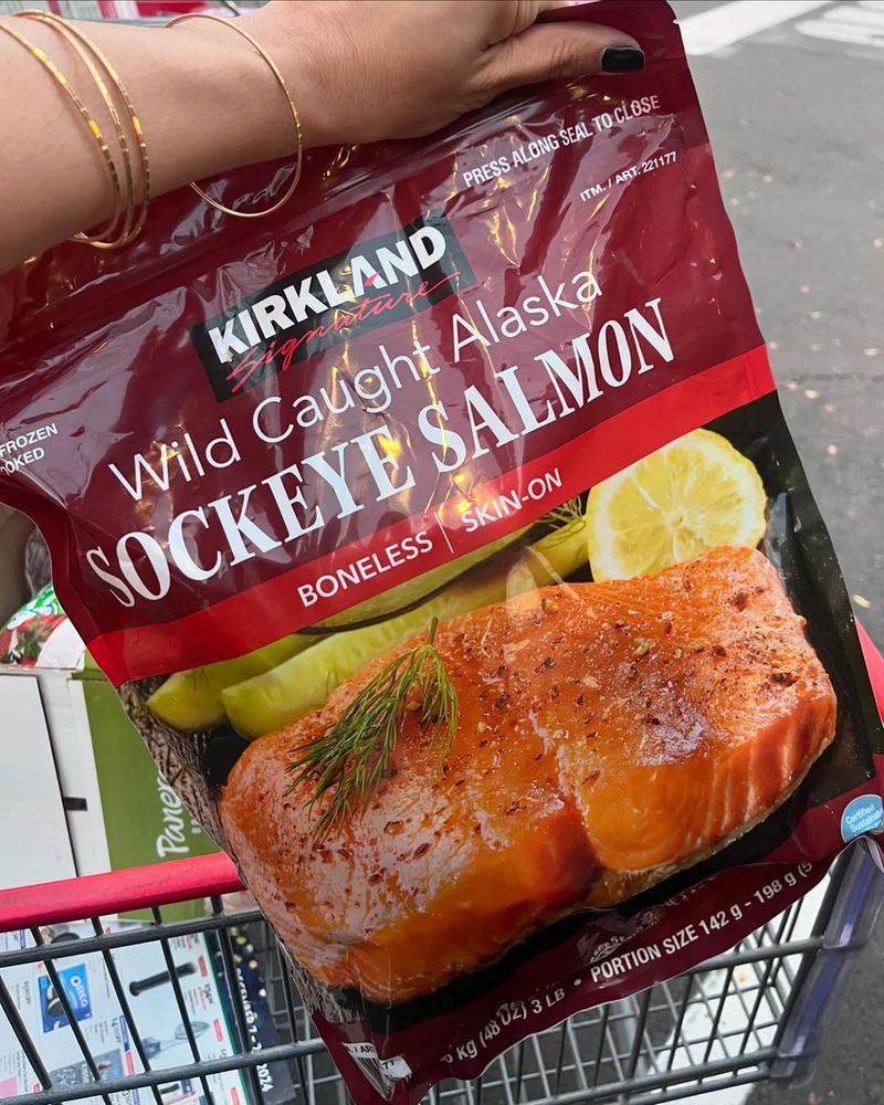 Kirkland Signature Wild Alaskan Sockeye Salmon (Frozen)