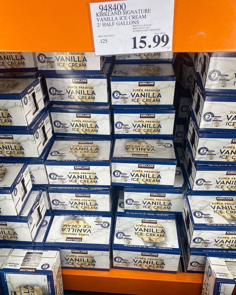 Kirkland Signature Super Premium Vanilla Ice Cream
