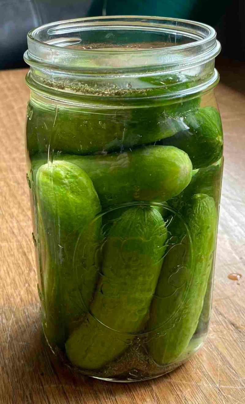 Pickles (fermented in brine)