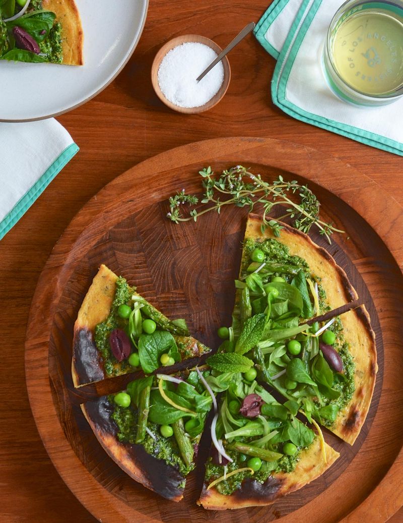 Spring Pesto Flatbread
