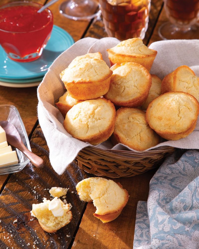 Buttery Cornbread Muffins