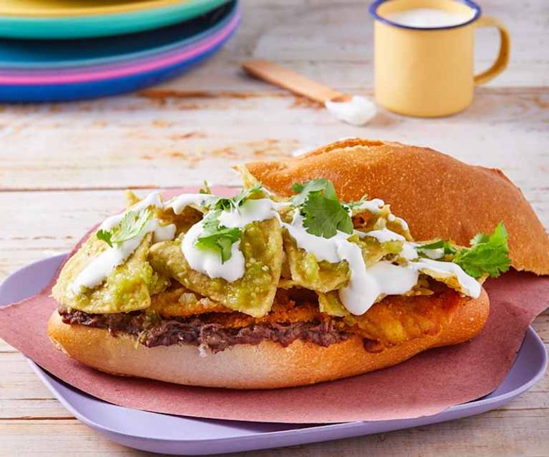 Torta de Chilaquiles