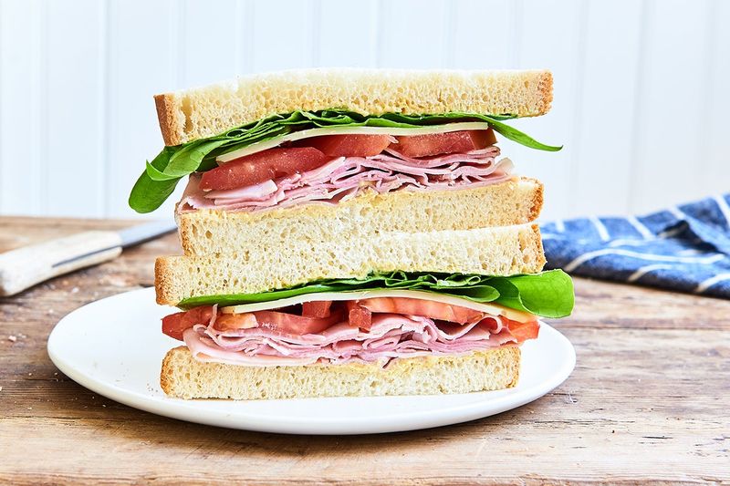 White Bread Sandwiches