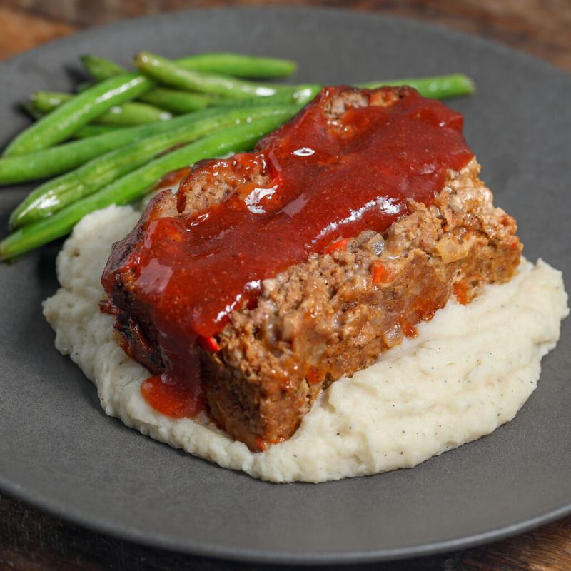 Meatloaf with Ketchup Glaze