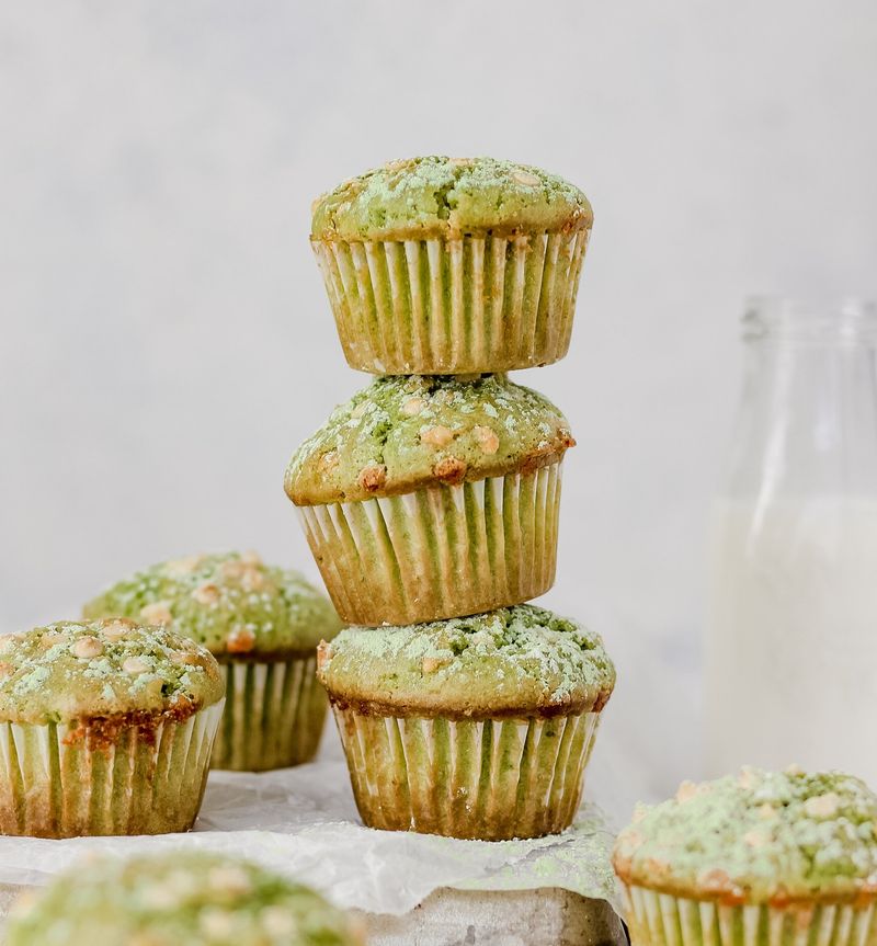 Matcha White Chocolate Muffin