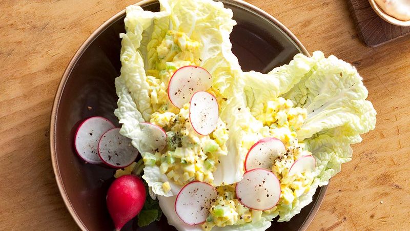 Egg Salad Lettuce Wraps