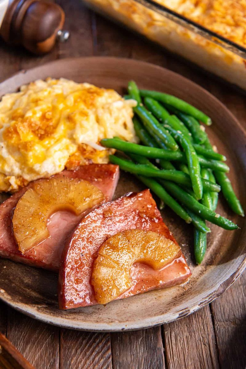 Ham Steak with Pineapple